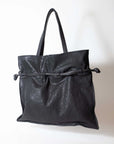 Floral Drawstring Bag - Large in Black by Miranda Kaloudis-MDK-Idlewild-Cincinnati