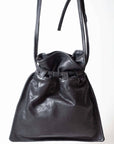 Floral Drawstring Bag - XS in Black by Miranda Kaloudis-MDK-Idlewild-Cincinnati