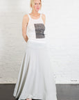 Fluid Circle Hem Skirt in Silver by St. Agni-St. Agni-Idlewild-Cincinnati