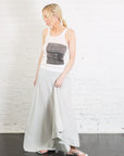Fluid Circle Hem Skirt in Silver by St. Agni-St. Agni-Idlewild-Cincinnati