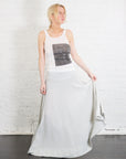 Fluid Circle Hem Skirt in Silver by St. Agni-St. Agni-Idlewild-Cincinnati
