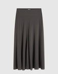 Fluid Jersey Skirt in Soot by St. Agni-St. Agni-Idlewild-Cincinnati