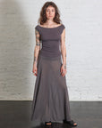 Fluid Jersey Skirt in Soot by St. Agni-St. Agni-Idlewild-Cincinnati