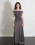 Fluid Jersey Skirt in Soot by St. Agni-St. Agni-Idlewild-Cincinnati