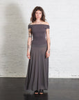 Fluid Jersey Skirt in Soot by St. Agni-St. Agni-Idlewild-Cincinnati