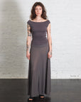 Fluid Jersey Skirt in Soot by St. Agni-St. Agni-Idlewild-Cincinnati
