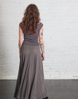 Fluid Jersey Skirt in Soot by St. Agni-St. Agni-Idlewild-Cincinnati