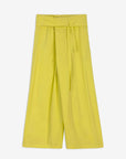 Folded Waist Pant in Limone by Alysi-Alysi-Idlewild-Cincinnati