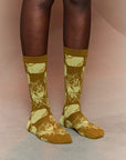 Footstep Socks in Footstep Brown by Henrik Vibskov-Henrik Vibskov-Idlewild-Cincinnati