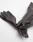 Full-Arm Lambskin Unlined Gloves in Black by Gloves Forino 1899-Gloves Forino 1899-Idlewild-Cincinnati