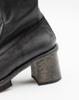 Gasolina Leather Stretch Boot in Nero by Lofina-Lofina-Idlewild-Cincinnati
