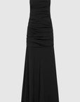 Gathered Strapless Longline Dress in Black by St. Agni-St. Agni-Idlewild-Cincinnati