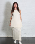 Gauze Layer Skirt in Raw White by Lauren Manoogian-Bottoms-Lauren Manoogian-Idlewild