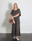 Gauze Caftan in Blackened by Lauren Manoogian-Lauren Manoogian-Idlewild-Cincinnati