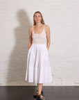Gea Clara Skirt in White by Labo.Art-Labo.Art-Idlewild-Cincinnati