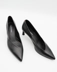 Gil Kitten Heel in Baron Nero by Halmanera-Halmanera-Idlewild-Cincinnati