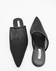 Grid Mesh Mules in Black by HVÓYA-HVÓYA-Idlewild-Cincinnati