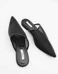 Grid Mesh Mules in Black by HVÓYA-HVÓYA-Idlewild-Cincinnati