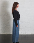 Hakama Jean Trouser in Green Blue by Tanaka Denim-TANAKA-Idlewild-Cincinnati