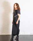 Hands of Lover Pleats Dress in Black-Hued by Issey Miyake-Issey Miyake-Idlewild-Cincinnati
