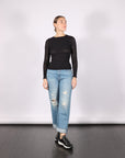Henna Swirl Shirt in Black by Rodebjer-Rodebjer-Idlewild-Cincinnati
