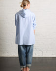 Hooded Shirt in Blue Stripe by 6397-6397-Idlewild-Cincinnati