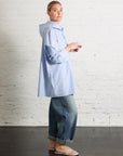Hooded Shirt in Blue Stripe by 6397-6397-Idlewild-Cincinnati