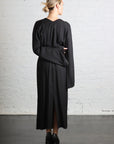 Icaria Wrap Dress in Black by Rodebjer-Rodebjer-Idlewild-Cincinnati