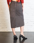 Suede Skirt in Slate by Lauren Manoogian