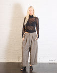 Front Back Pullover Turtleneck in Black & Camel by MM6 Maison Margiela - Idlewild