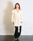Venn Cardigan in Raw White by Lauren Manoogian