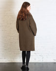 Capote Coat in Olive by Lauren Manoogian