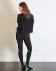 Stirrup Legging in Black Melange by Lauren Manoogian