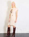 Pressed Flora Pleats Short Dress in Ranunculus by Issey Miyake