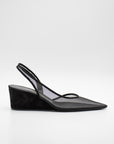 Ilaria Slingback in Black Mesh by Lucasheva-Lucasheva-Idlewild-Cincinnati
