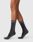 Ines Shimmery Socks in Black by Swedish Stockings-Swedish Stockings-Idlewild-Cincinnati