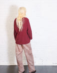 Inside Out L/S Raglan Top in Bordeaux by 6397-6397-Idlewild-Cincinnati