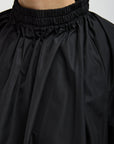 Italian Sports Nylon Shirred Anorak Top in Black by Tibi-Tibi-Idlewild-Cincinnati