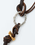 Jeweled Wrap Belt in Caffe by Alysi-Alysi-Idlewild-Cincinnati