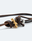 Jeweled Wrap Belt in Caffe by Alysi-Alysi-Idlewild-Cincinnati