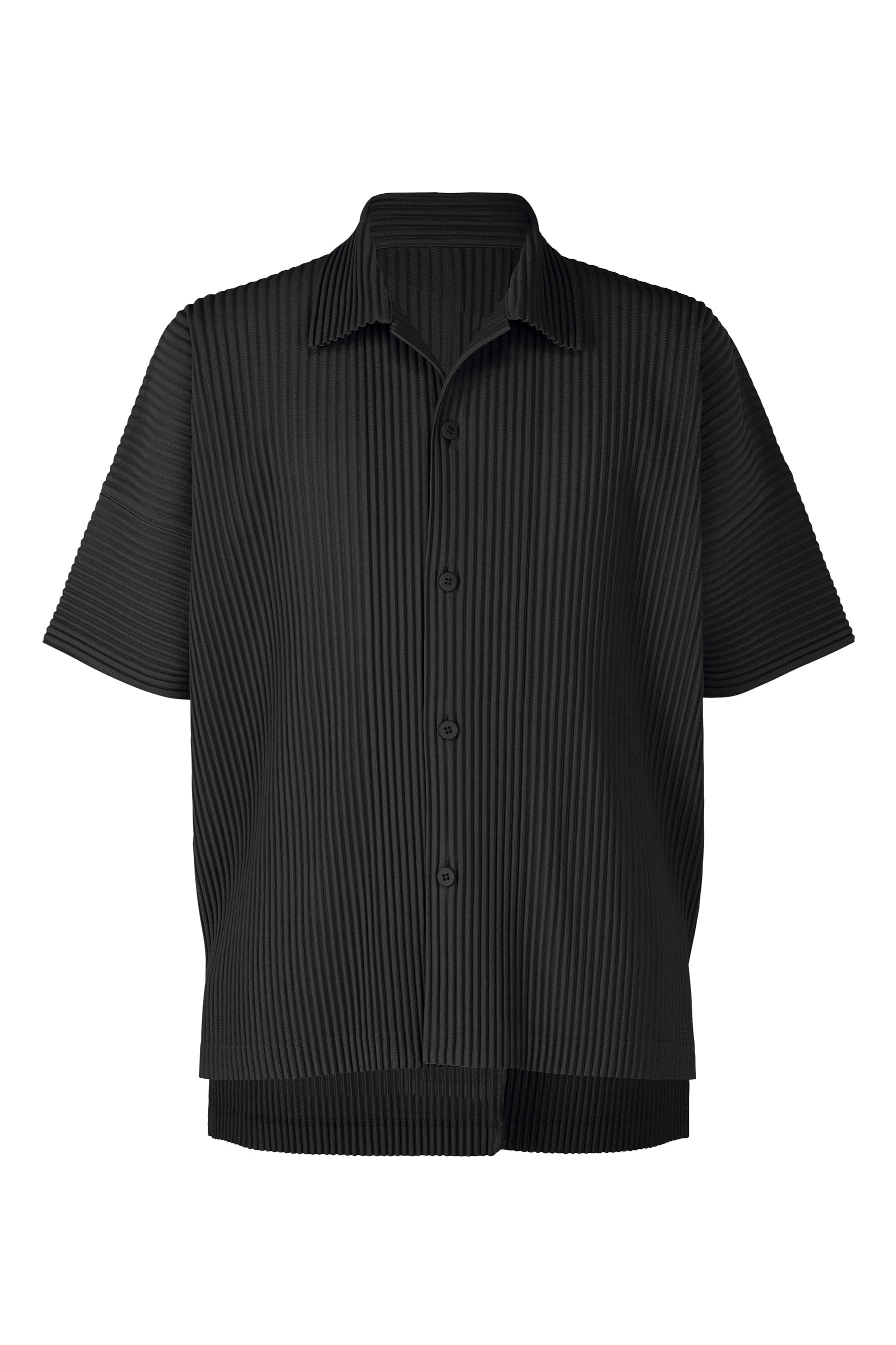 July Monthly Colors Top in Black by Homme Plissé Issey Miyake
