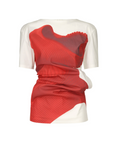 Knit (as Represented) Top in Red by Issey Miyake-Issey Miyake-Idlewild