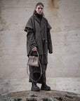 Kutija Bag in Brown by Miranda Kaloudis-Bags-MDK-Idlewild