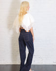 Lace Trimmed Big Collar Top in Off White by A.W.A.K.E. Mode-A.W.A.K.E. Mode-Idlewild-Cincinnati