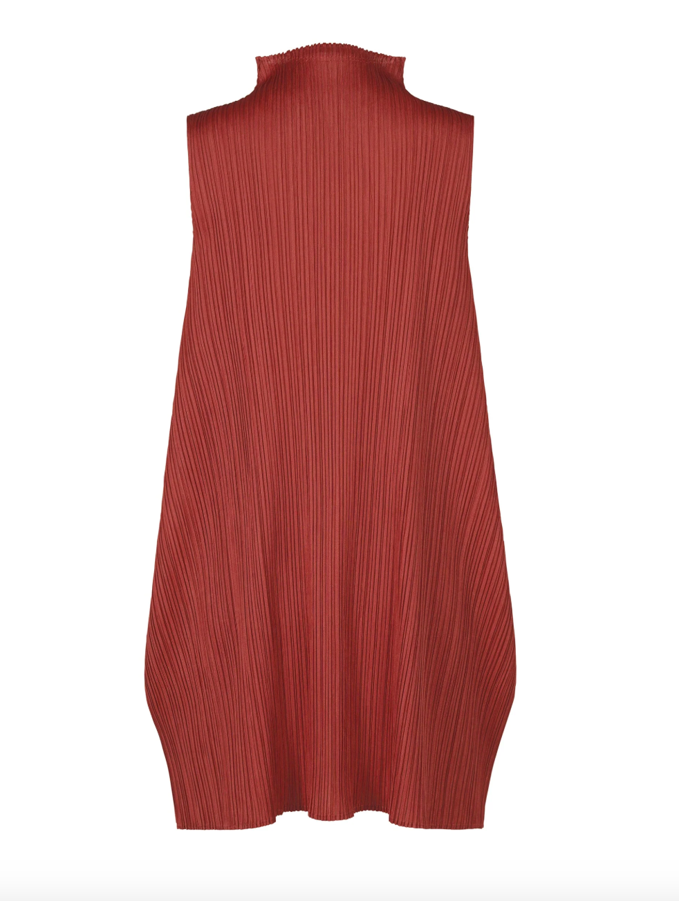 Lamp Shade Dress in Dark Red by Pleats Please Issey Miyake – Idlewild