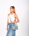 Leather Dagi Bag in Dusty Blue by Zilla Bags-Zilla Bags-Idlewild-Cincinnati