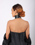 Liberta Bar Choker in Black by Aumorfia-Idlewild