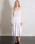 Light Jersey T-Shirt in Bianco by Alysi-Alysi-Idlewild-Cincinnati