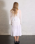Light Jersey T-Shirt in Bianco by Alysi-Alysi-Idlewild-Cincinnati