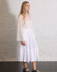 Light Jersey T-Shirt in Bianco by Alysi-Alysi-Idlewild-Cincinnati